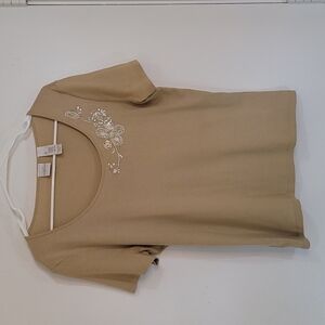 Emma James Embellished T-shirt Size Large